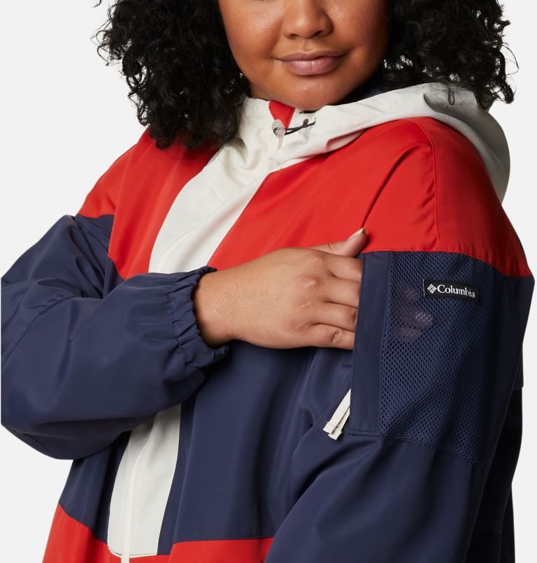 Women's Columbia Wallowa Park Lined Jackets Navy / Red | Plus Size CA-W154C